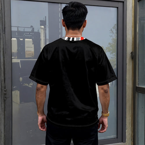 All-Over Print Unisex Drop-shoulder T-shirt|180GSM