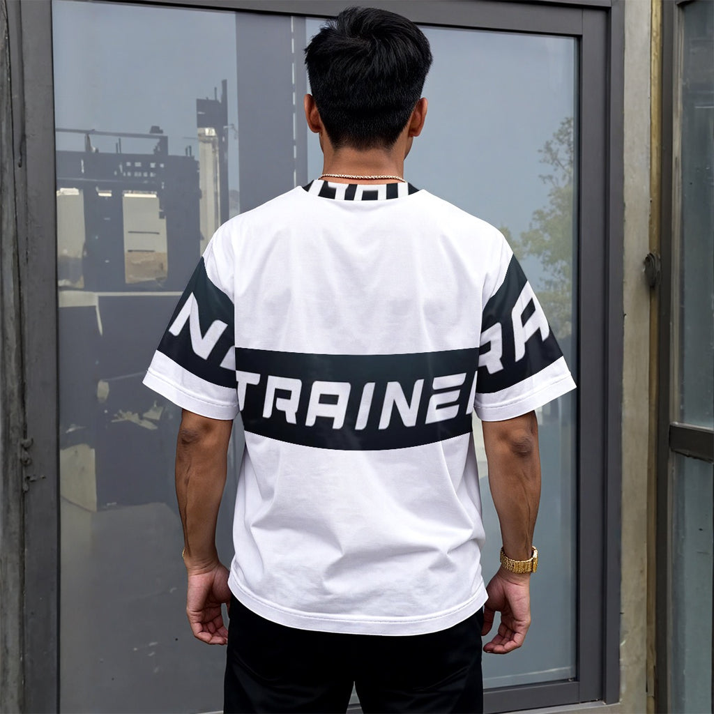 All-Over Print Unisex Drop-shoulder T-shirt|180GSM