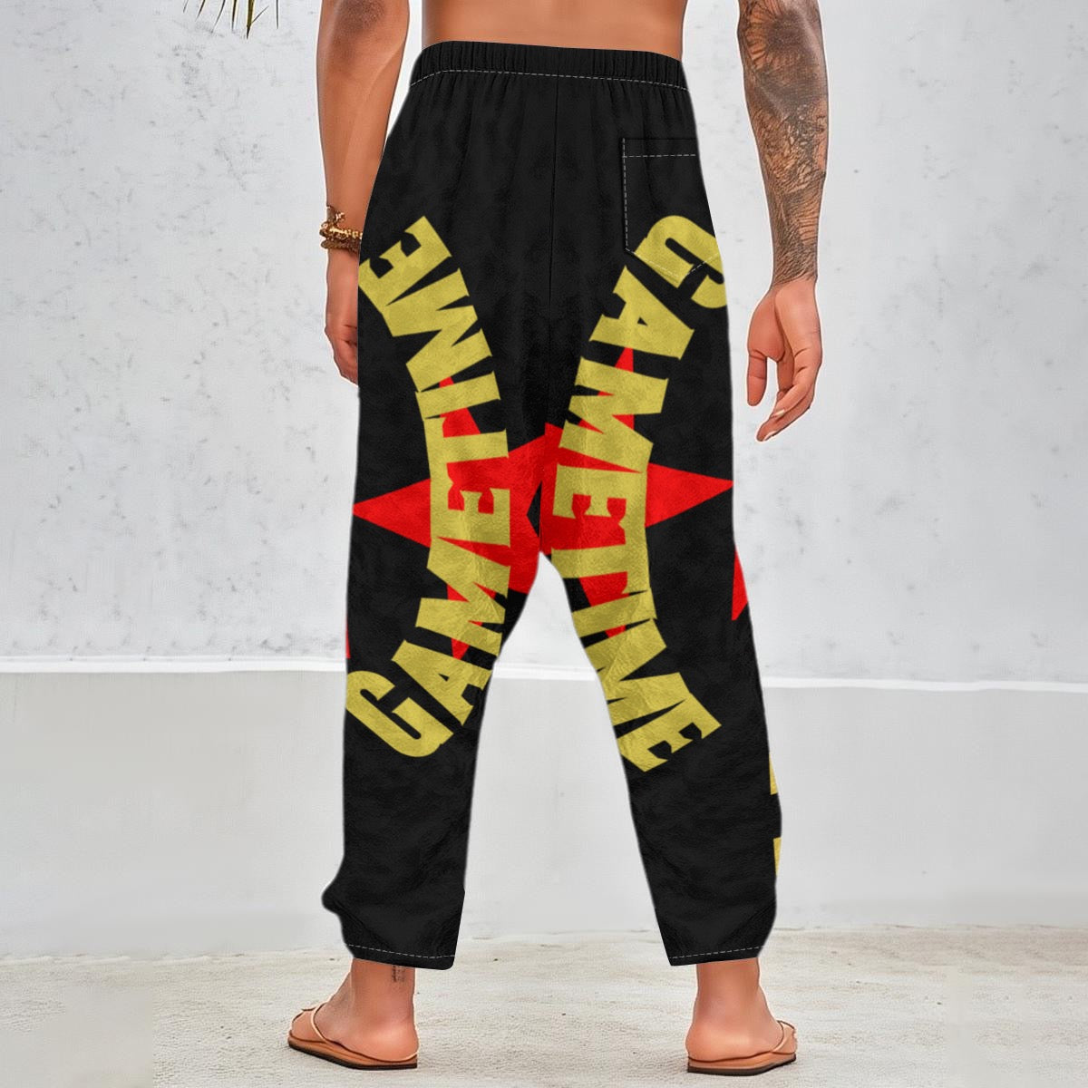 All-Over Print Men’s Harem Pants