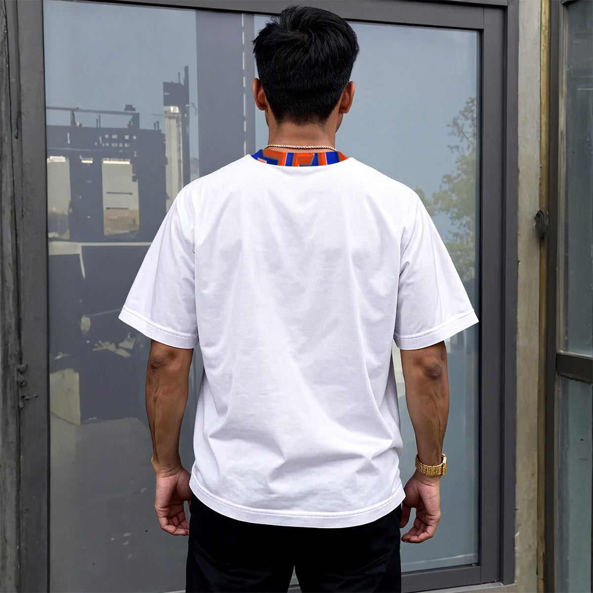 All-Over Print Unisex Drop-shoulder T-shirt|180GSM
