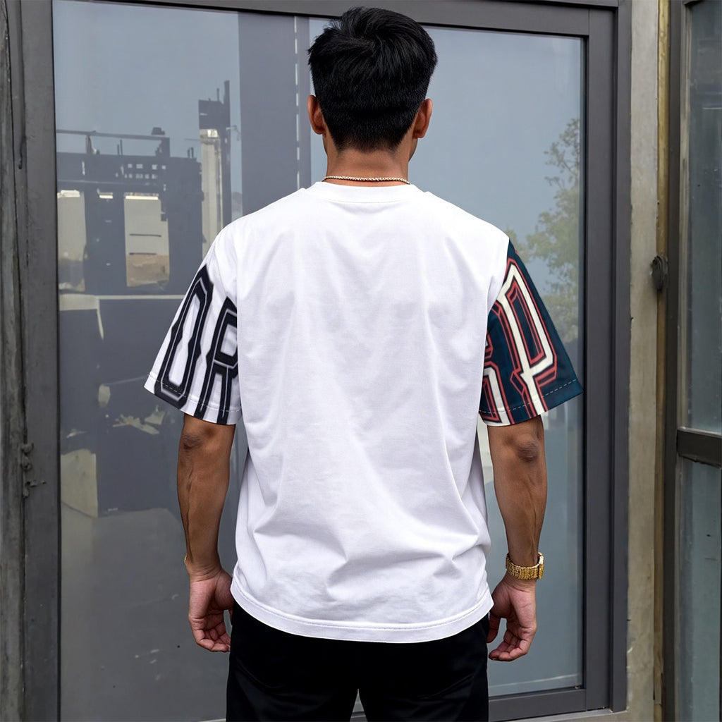 All-Over Print Unisex Drop-shoulder T-shirt|180GSM