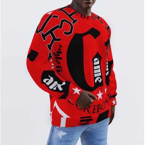 All-Over Print Men's Sweater