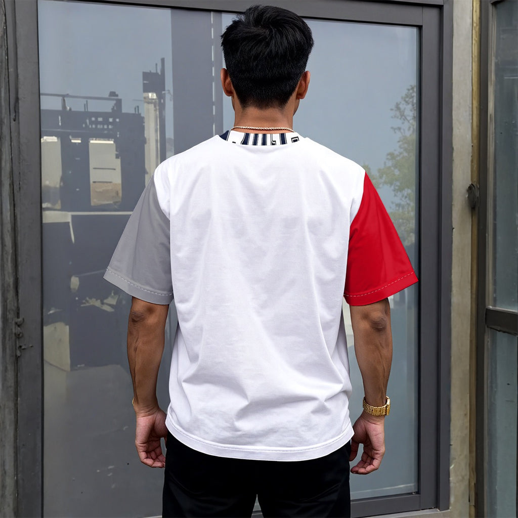 All-Over Print Unisex Drop-shoulder T-shirt|180GSM