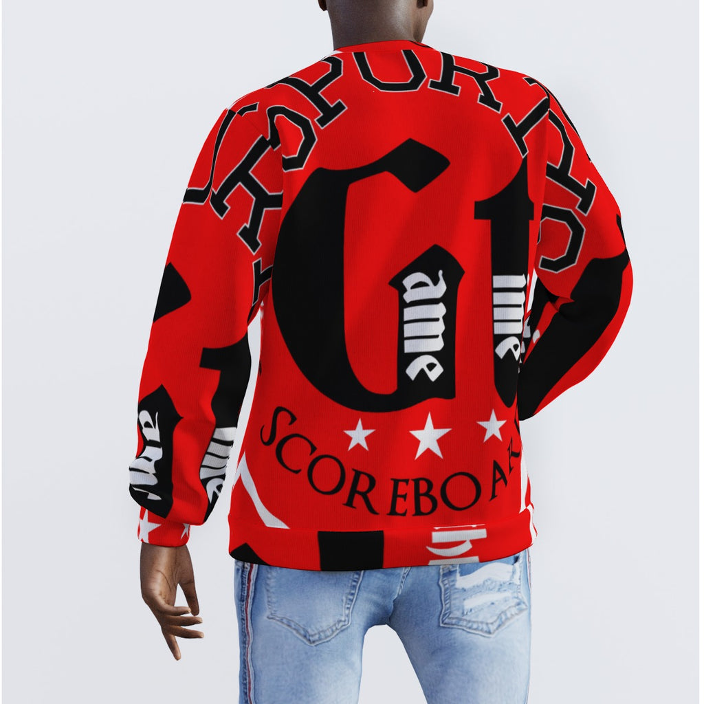 All-Over Print Men's Sweater