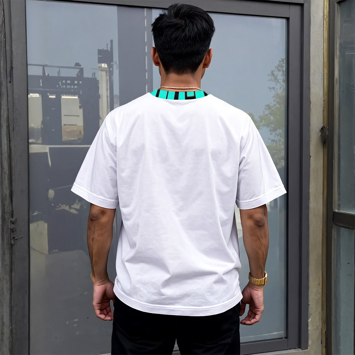 All-Over Print Unisex Drop-shoulder T-shirt|180GSM