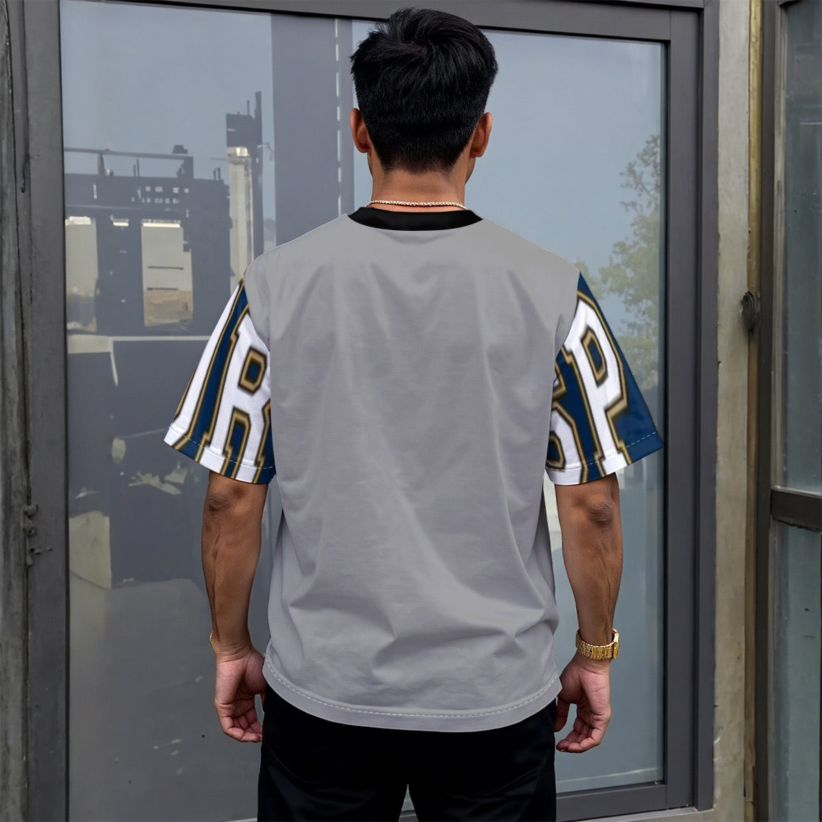 All-Over Print Unisex Drop-shoulder T-shirt|180GSM