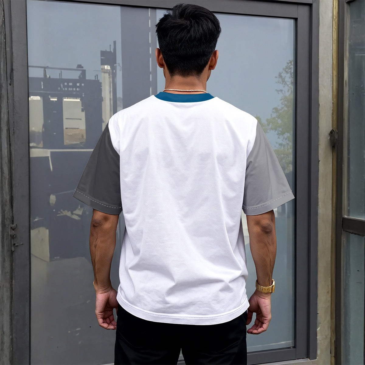 All-Over Print Unisex Drop-shoulder T-shirt|180GSM